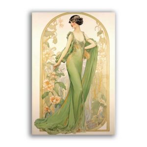 GF-ART NOUVEAU-044. Rice paper large format