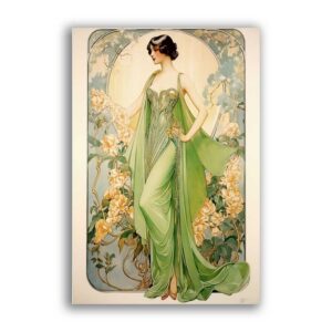 GF-ART NOUVEAU-046. Rice paper large format