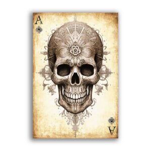 GF-SKULLS-035. Rice paper large format