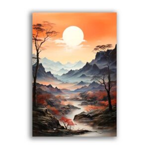 GF-LANDSCAPE-055. Rice paper large format