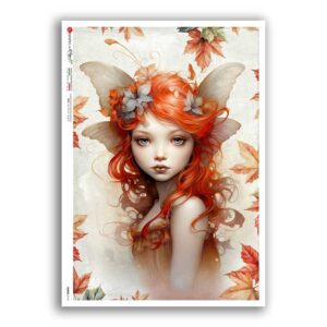 FAIRIES-0114. Rice Paper for decoupage fairies.