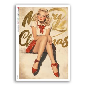 PINUP-0049. Pin-Up Rice Paper for decoupage.