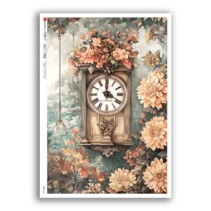 TIME-0060. Watches Rice paper for the decoupage.