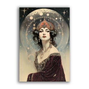 GF-ART NOUVEAU-049. Rice paper large format