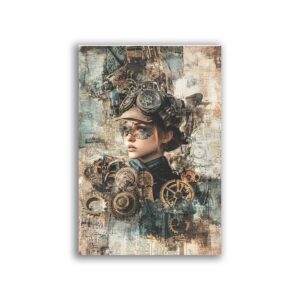 GF-STEAMPUNK-004. Rice paper large format