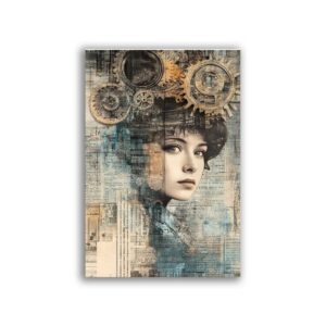 GF-STEAMPUNK-006. Rice paper large format