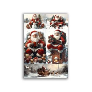 GF-CHRISTMAS-022. Rice paper large format