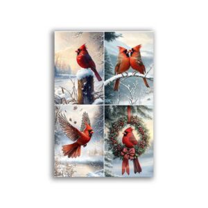 GF-CHRISTMAS-034. Rice paper large format