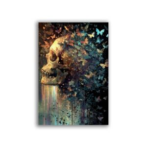 GF-SKULLS-043. Rice paper large format