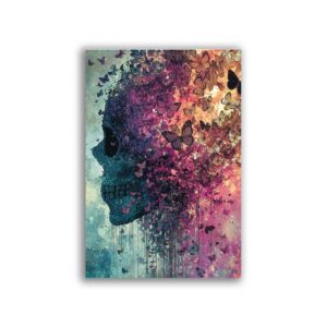 GF-SKULLS-044. Rice paper large format