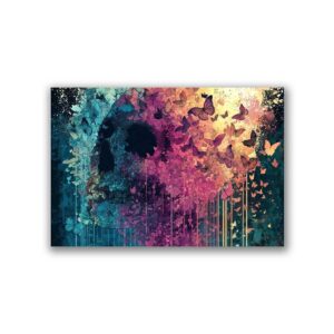 GF-SKULLS-045. Rice paper large format