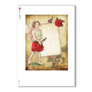 ALBUM-L-0066. Rice Paper album for decoupage.