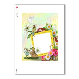 ALBUM-L-0069. Rice Paper album for decoupage.