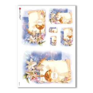 CULT-0045. Holy Rice Paper for decoupage.