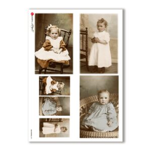 OLD-PHOTOS-0072. Victorian Rice Paper for decoupage.