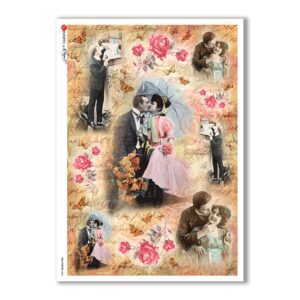 OLD-PHOTOS-0076. Victorian Rice Paper for decoupage.