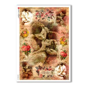 OLD-PHOTOS-0077. Victorian Rice Paper for decoupage.