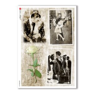 OLD-PHOTOS-0080. Victorian Rice Paper for decoupage.