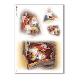 CULT-0059. Holy Rice Paper for decoupage.