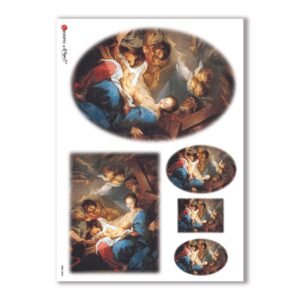 CULT-0068. Holy Rice Paper for decoupage.