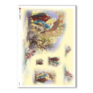 CULT-0069. Holy Rice Paper for decoupage.