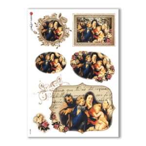 CULT-0074. Holy Rice Paper for decoupage.