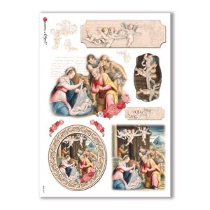 CULT-0077. Holy Rice Paper for decoupage.