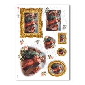 CULT-0078. Holy Rice Paper for decoupage.