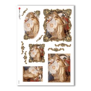 CULT-0080. Holy Rice Paper for decoupage.