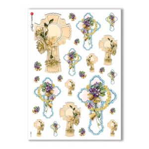 CULT-0120. Holy Rice Paper for decoupage.
