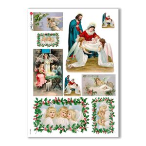 CULT-0126. Holy Rice Paper for decoupage.