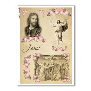 CULT-0129. Holy Rice Paper for decoupage.