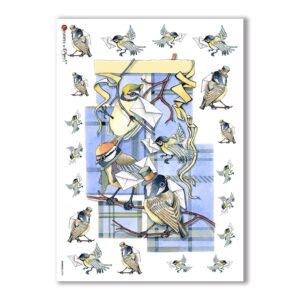 ANIMALS-0028. Animals Rice Paper for decoupage.