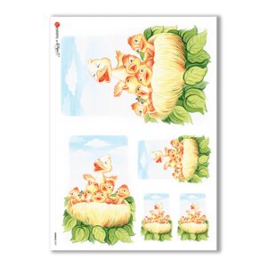 ANIMALS-0031. Animals Rice Paper for decoupage.