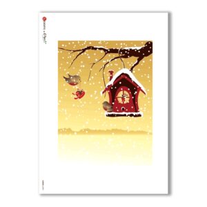 ALBUM-L-0094. Rice Paper album for decoupage.
