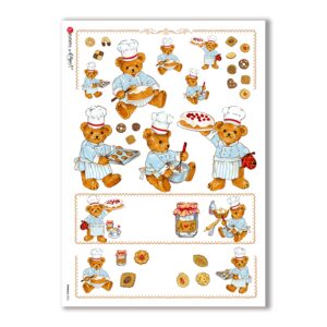 ANIMALS-0050. Animals Rice Paper for decoupage.