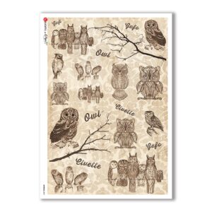 ANIMALS-0061. Animals Rice Paper for decoupage.