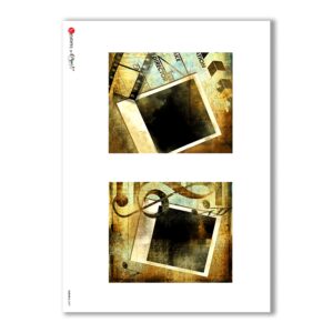 ALBUM-S-0007. Rice paper album small for decoupage.