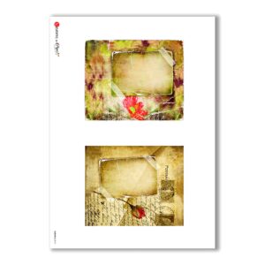 ALBUM-S-0010. Rice paper album small for decoupage.