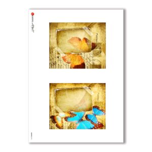 ALBUM-S-0011. Rice paper album small for decoupage.