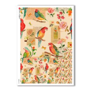 ANIMALS-0068. Animals Rice Paper for decoupage.