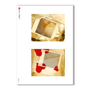 ALBUM-S-0013. Rice paper album small for decoupage.