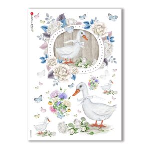 ANIMALS-0075. Animals Rice Paper for decoupage.