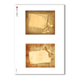 ALBUM-S-0027. Rice paper album small for decoupage.