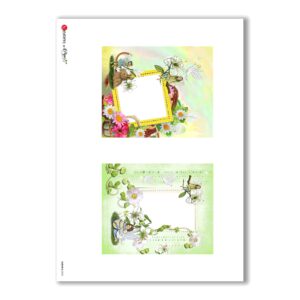 ALBUM-S-0035. Rice paper album small for decoupage.