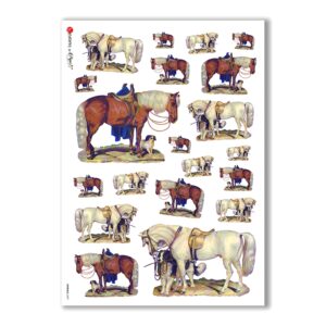 ANIMALS-0087. Animals Rice Paper for decoupage.