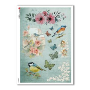 ANIMALS-0091. Animals Rice Paper for decoupage.
