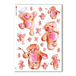 BABY-0020. Rice paper baby for decoupage.