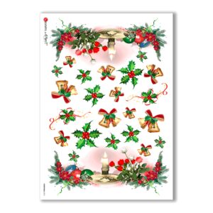 CHRISTMAS-0013. Christmas Rice Paper for decoupage.