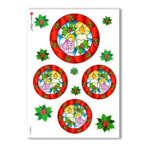 CHRISTMAS-0020. Christmas Rice Paper for decoupage.